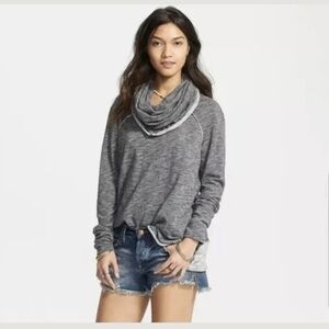 Free people cowl neck tunic flowy top